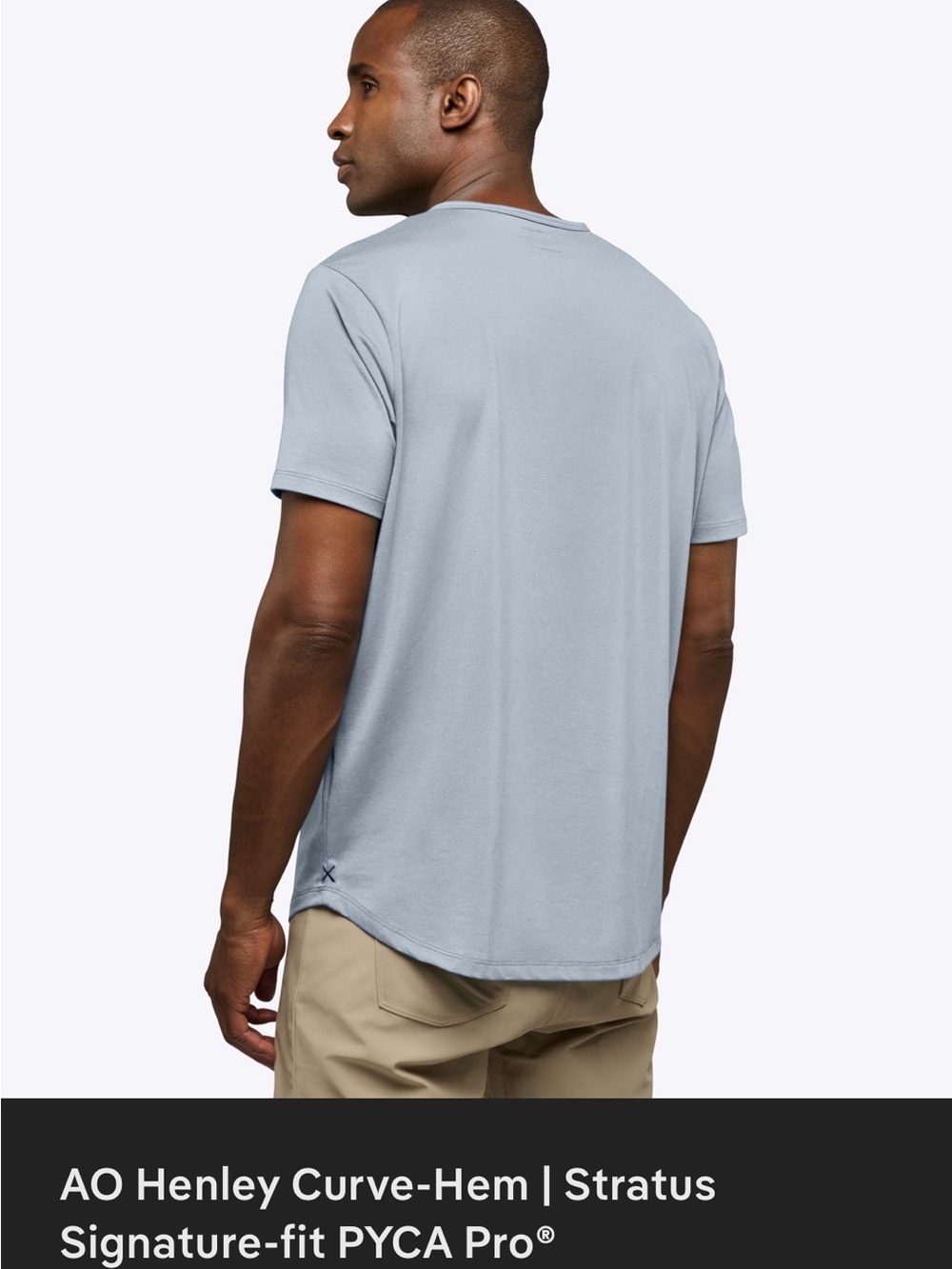 Cuts Clothing Stratus Light Gray Short Sleeve Tee
